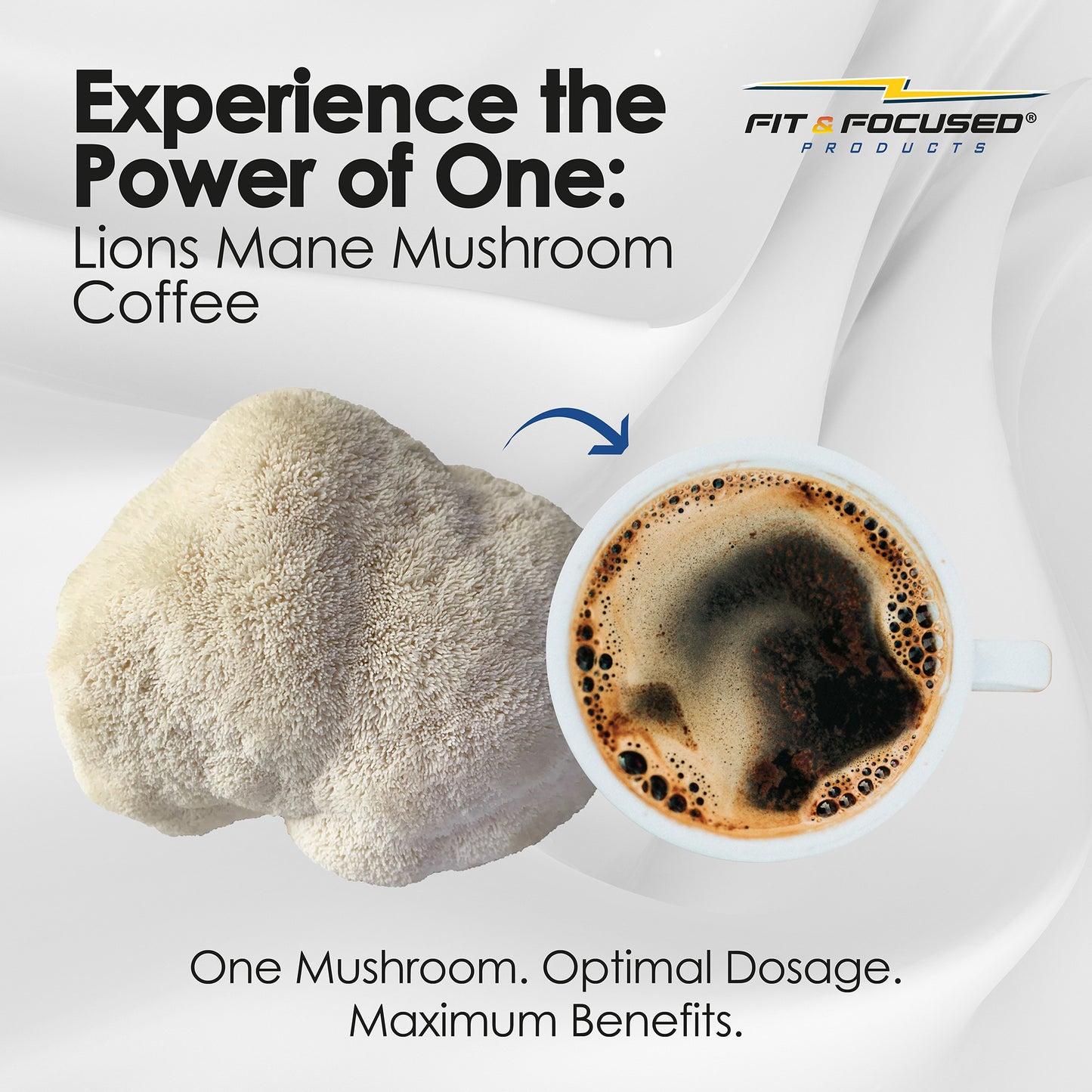 Organic Mushroom Coffee With Lion's Mane - Keto Focus Coffee For Immunity, Memory & Brain Function